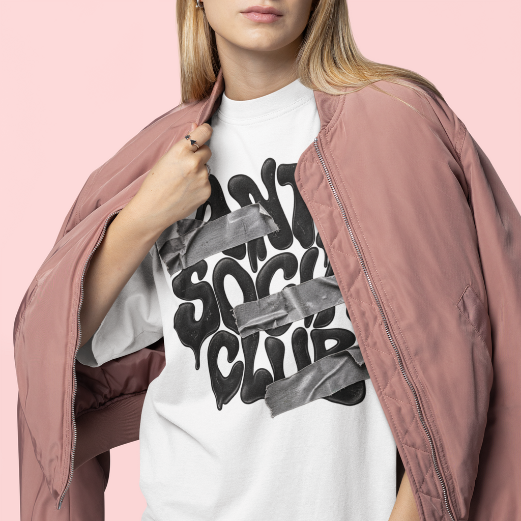 Anti Social Club Unisex Oversized Tee.