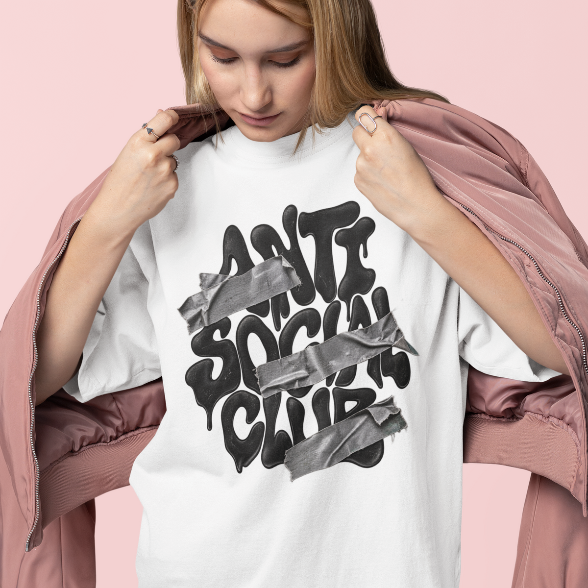 Anti Social Club Unisex Oversized Tee.
