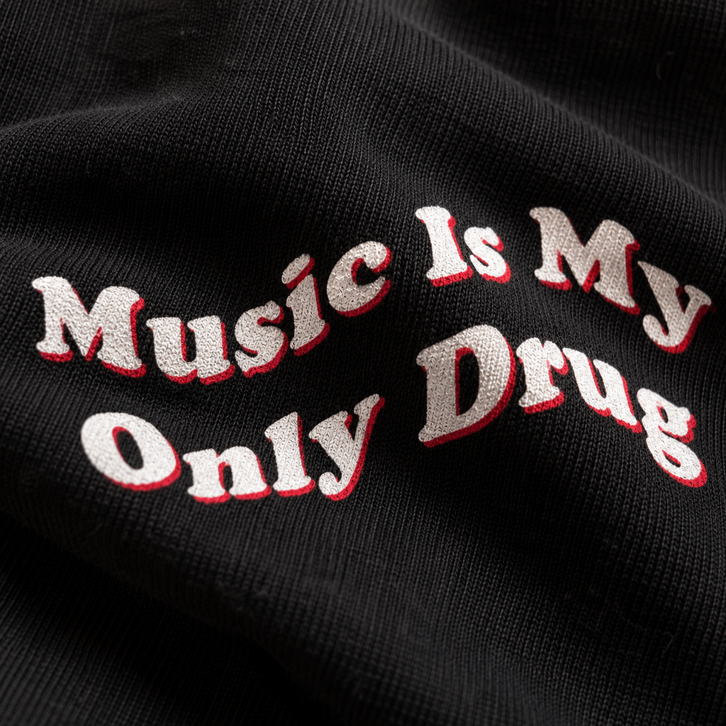 After Hours Unisex Oversized Black Tee