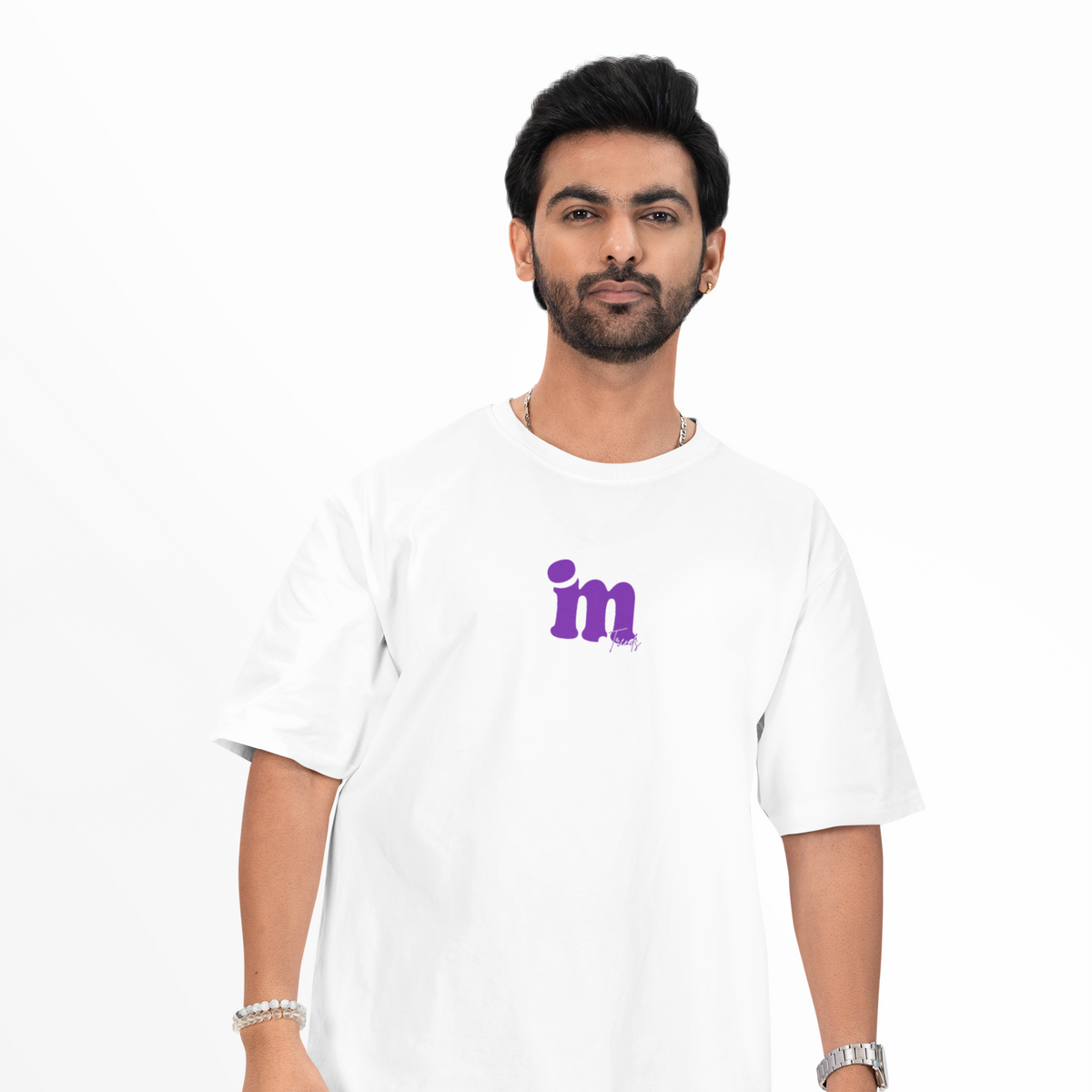 Bloom Cat Unisex Oversized Tee