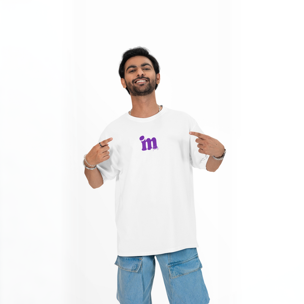 Bloom Cat Unisex Oversized Tee