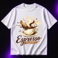 Espresso Yourself Oversized Graphic T-Shirt –  Coffee Lover Unisex Tee