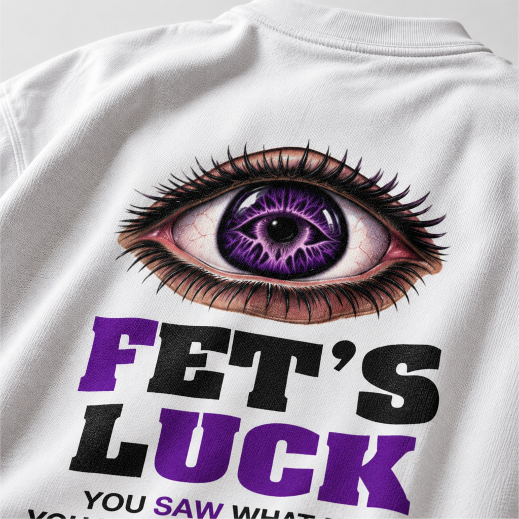 Fet's Luck Unisex Oversized Tee
