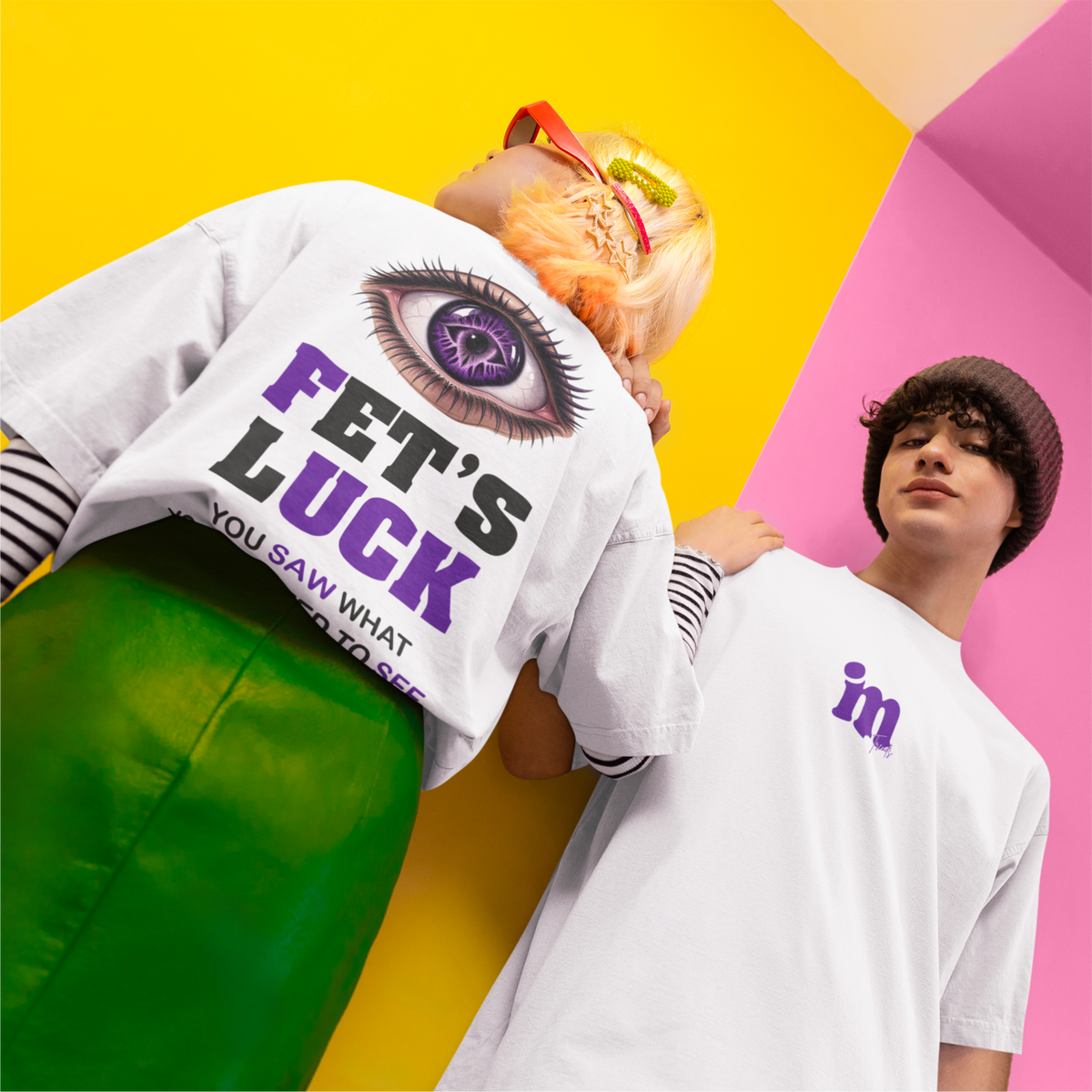Fet's Luck Unisex Oversized Tee