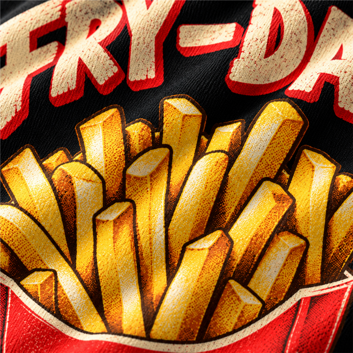 Fry-Day Unisex Oversized Tee