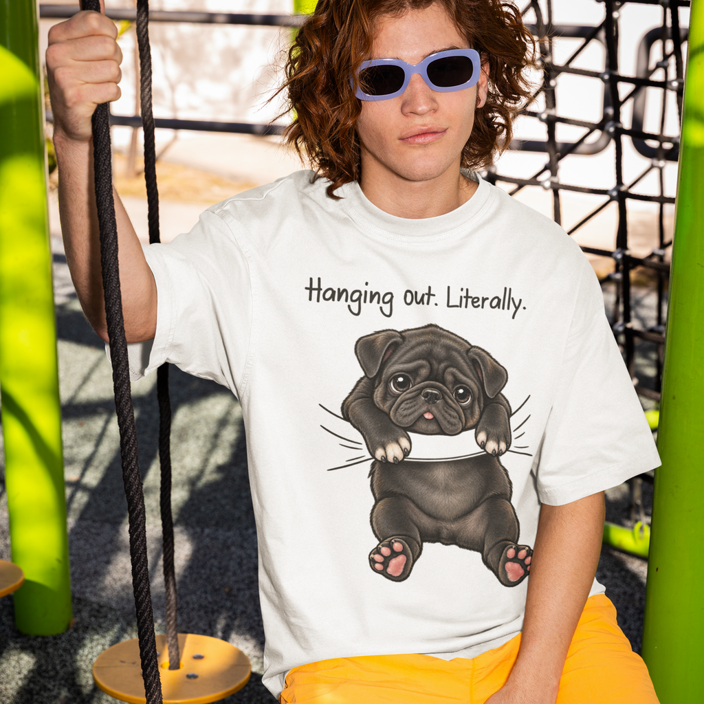 Hanging out. Literally. Unisex Oversized Tee