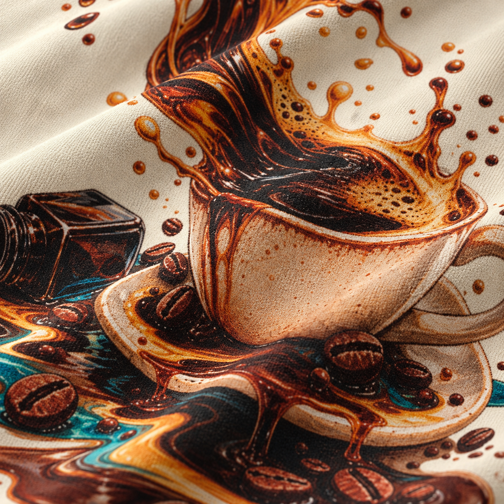 Let's Have Coffee Unisex Oversized Tee
