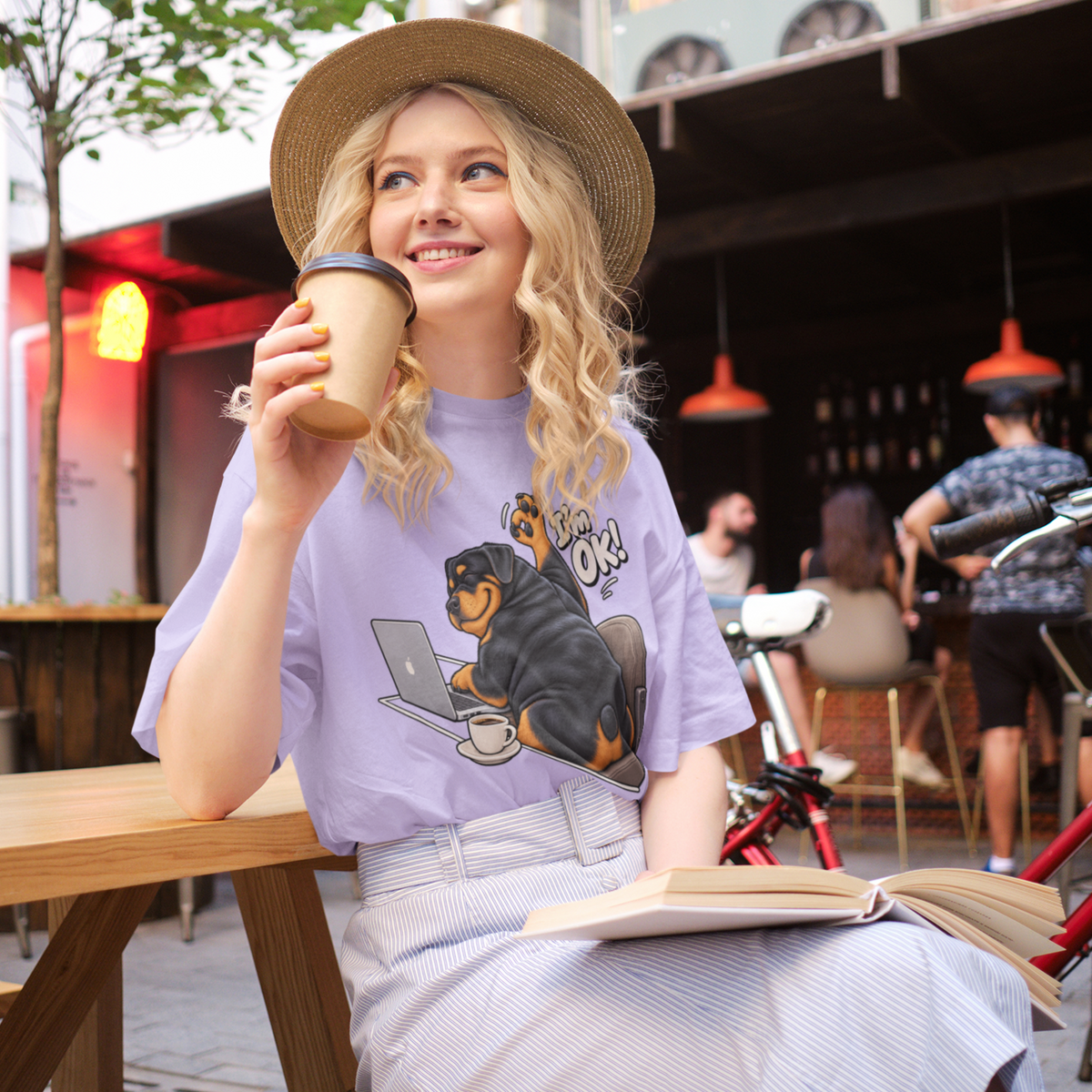I'm Ok! Unisex Oversized Tee