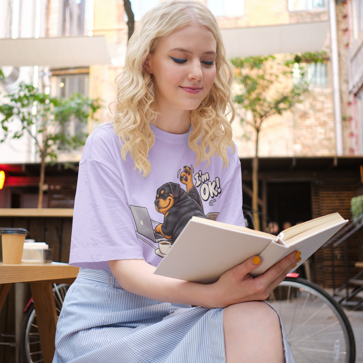 I'm Ok! Unisex Oversized Tee