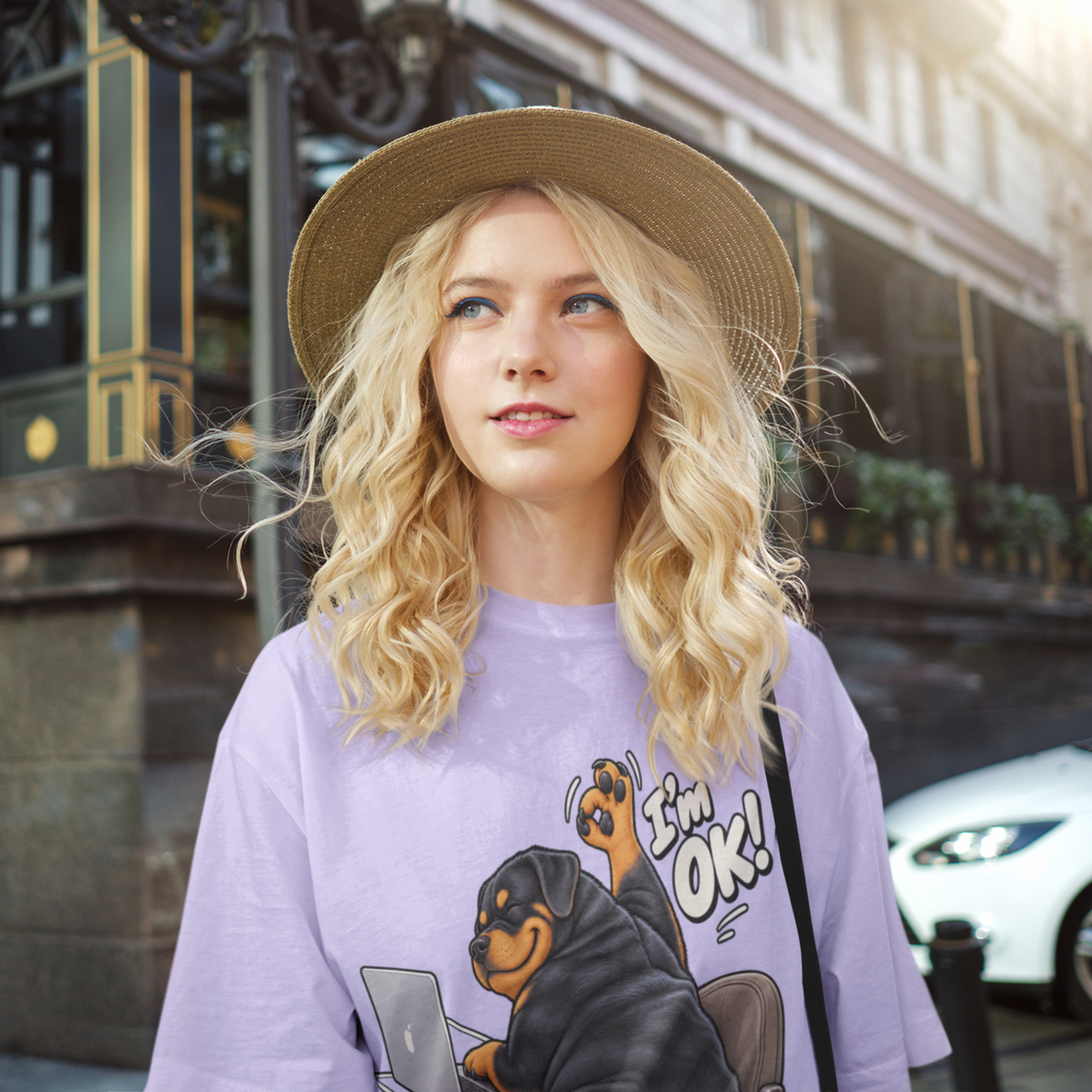 I'm Ok! Unisex Oversized Tee