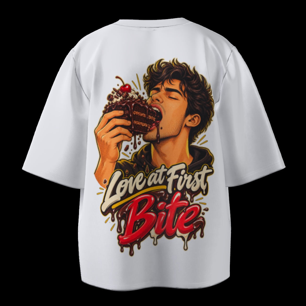 Love at First Bite Unisex Oversized Tee