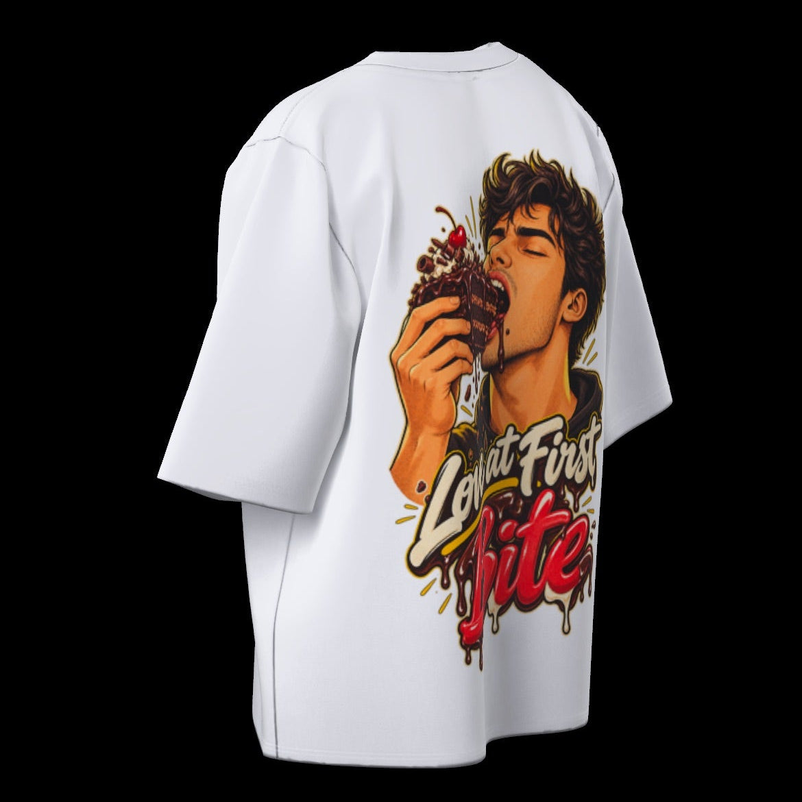 Love at First Bite Unisex Oversized Tee
