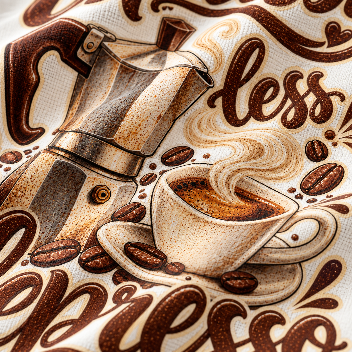 More Espresso less Depresso Unisex Oversized Tee