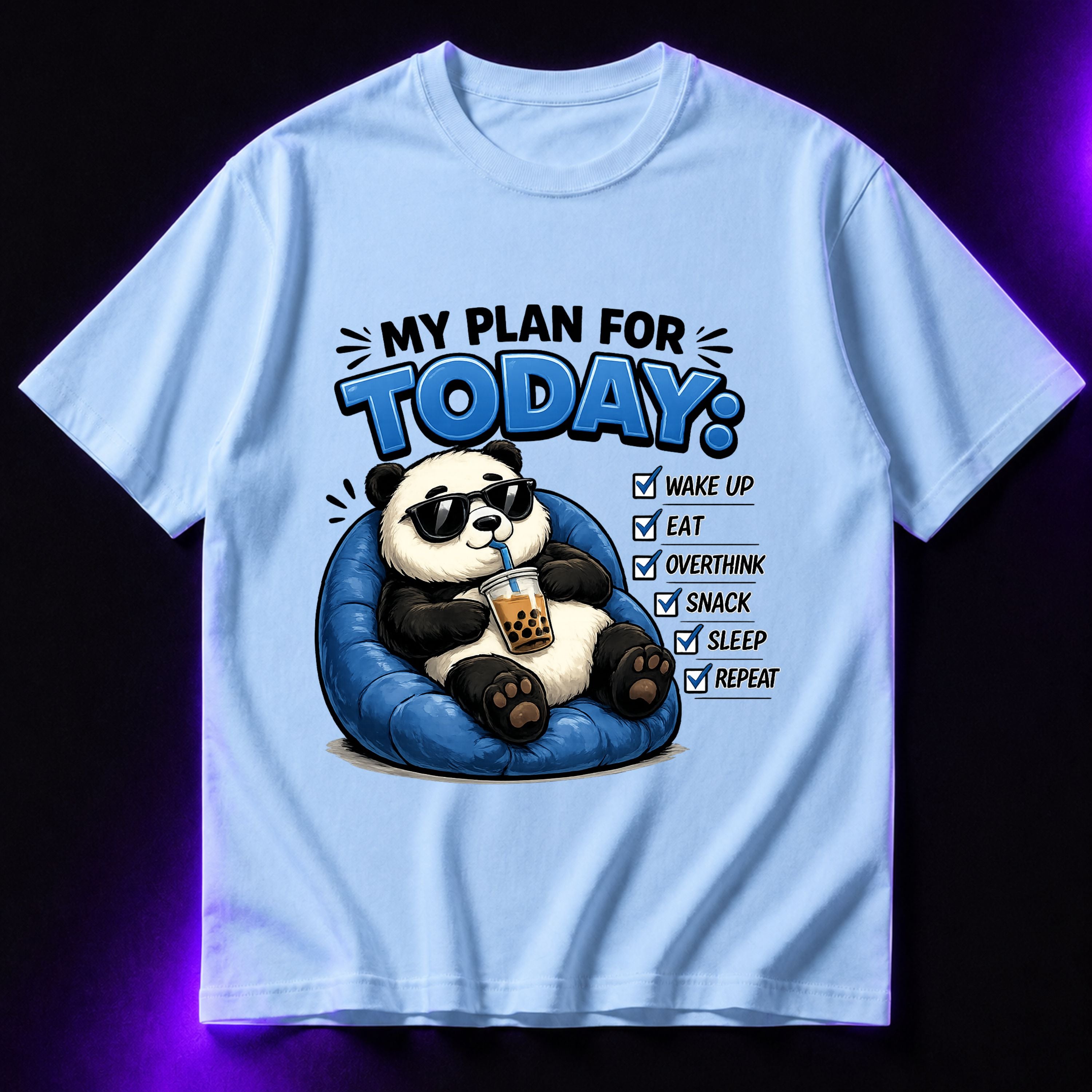 My Plan For Today ( Checklist ✔ ) Oversized Graphic T-Shirt – Funny Sarcasm Unisex Tee