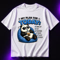 My Plan For Today ( Checklist ✔ ) Oversized Graphic T-Shirt – Funny Sarcasm Unisex Tee