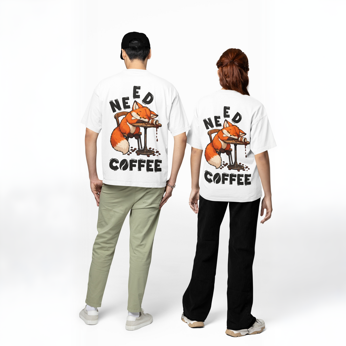 Need Coffee Unisex Oversized Tee