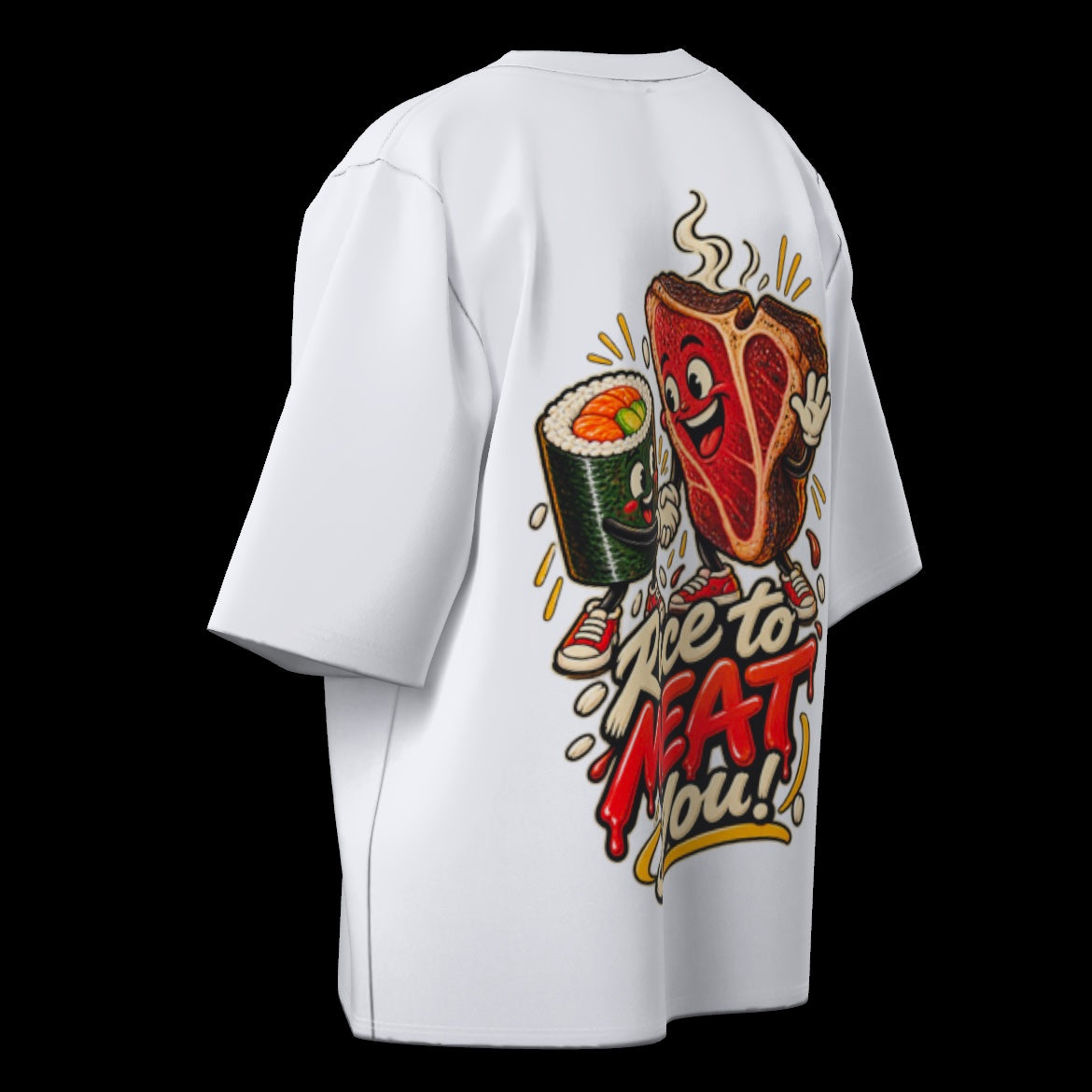 Rice to Meat You! Unisex Oversized Tee