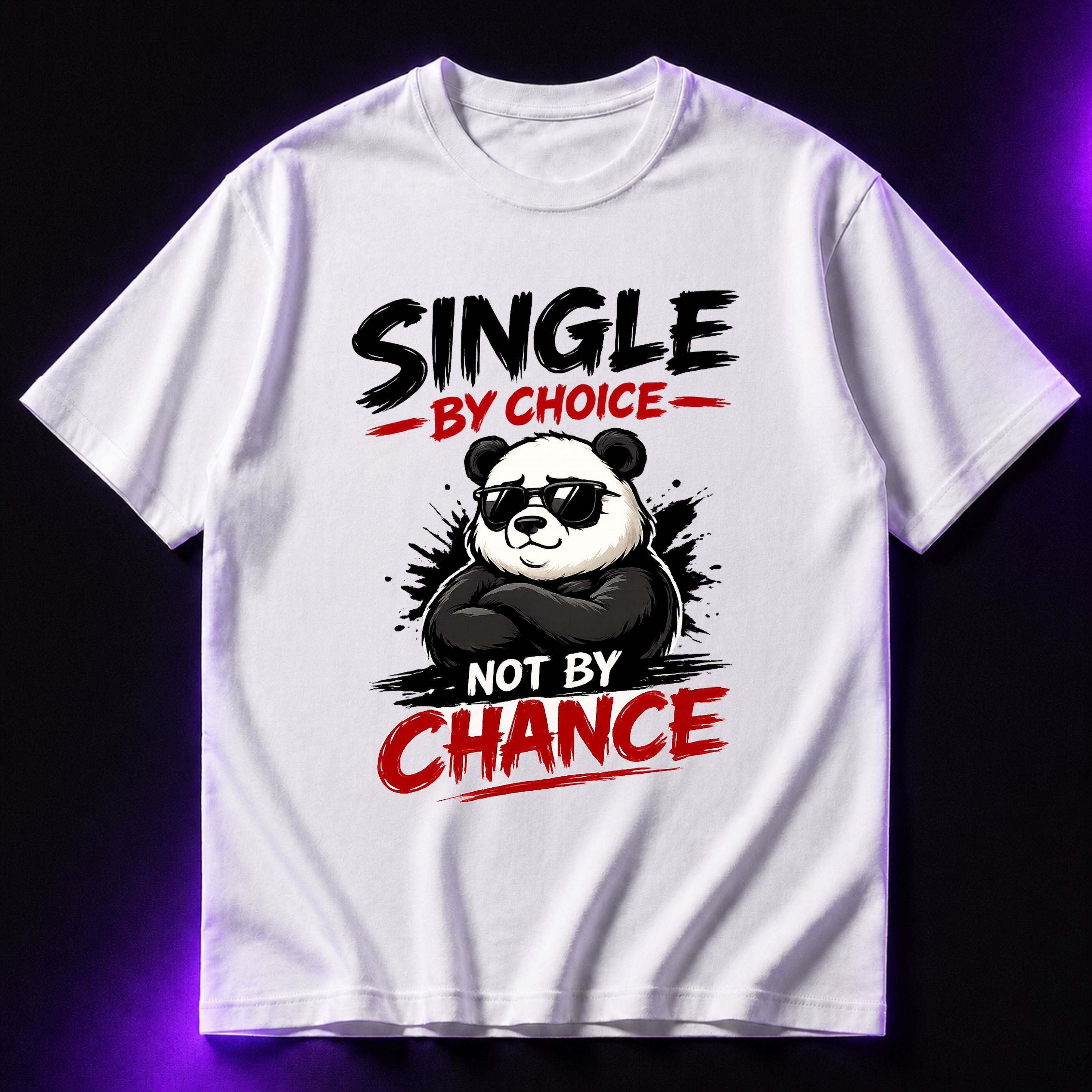 Single By Choice Not By Chance Oversized Graphic T-Shirt – Aesthetic Unisex Tee