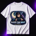 Sleep Can Wait Match Starting Oversized Gaming Graphic T-Shirt – Funny Unisex Gamer Tee