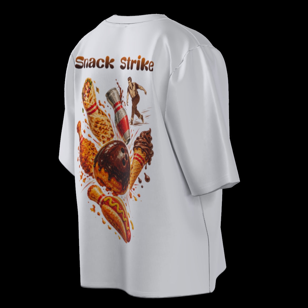 Snack Strike Unisex Oversized Tee