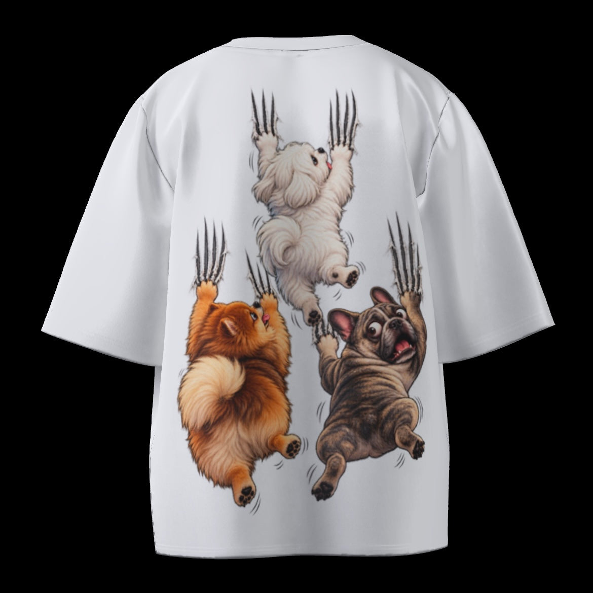 Struggling Dogs! Unisex Oversized Tee