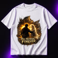 Till Heaven Forever Oversized Graphic T-Shirt – Memorial Dog Lover Unisex Tee