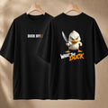 What the Duck Unisex Oversized Terry Black