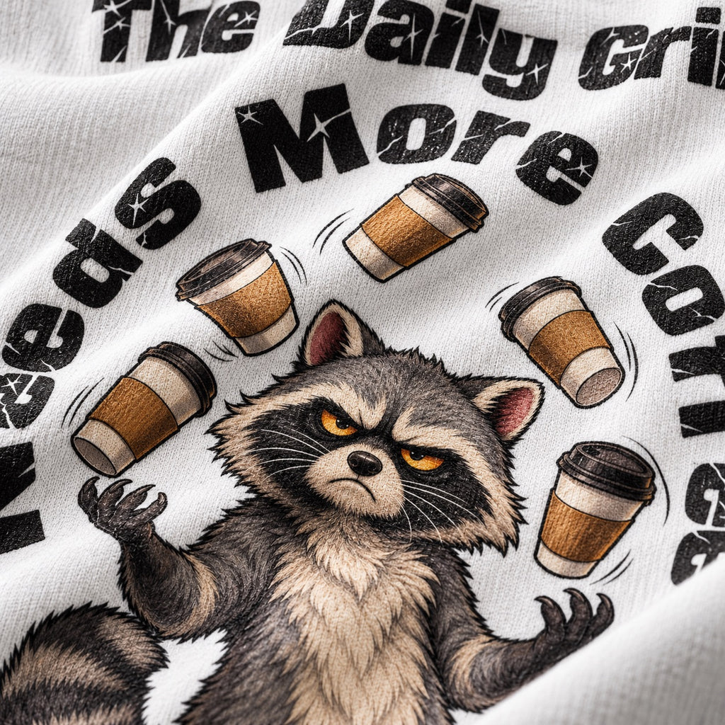 Needs More Coffee Unisex Oversized Tee